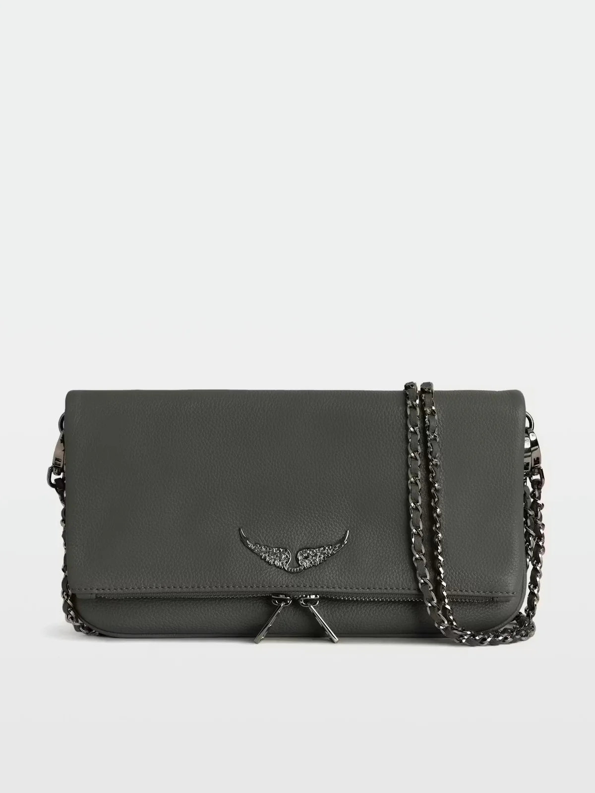 SAC POCHETTE ROCK GRIS ZADIG&VOLTAIRE
