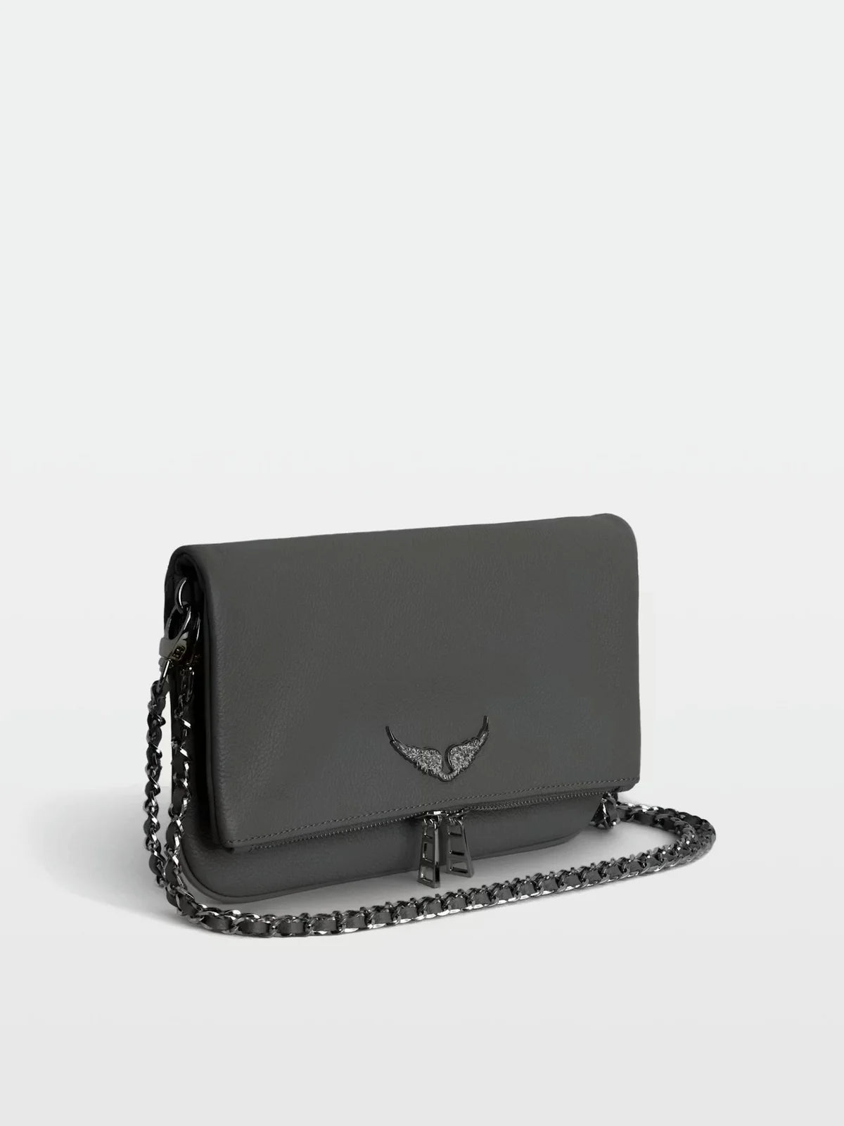 SAC POCHETTE ROCK GRIS ZADIG&VOLTAIRE